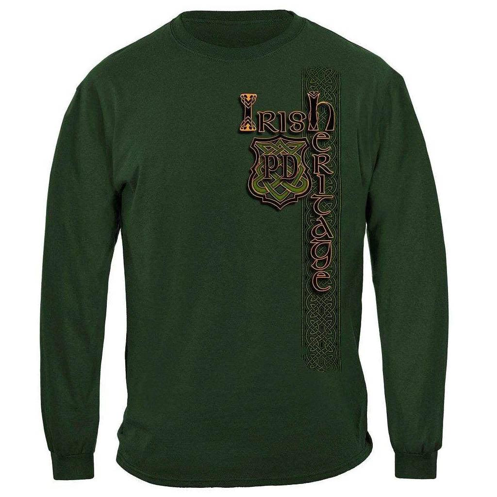 United States Irish Police Gold Cross Premium Long Sleeve - Military Republic