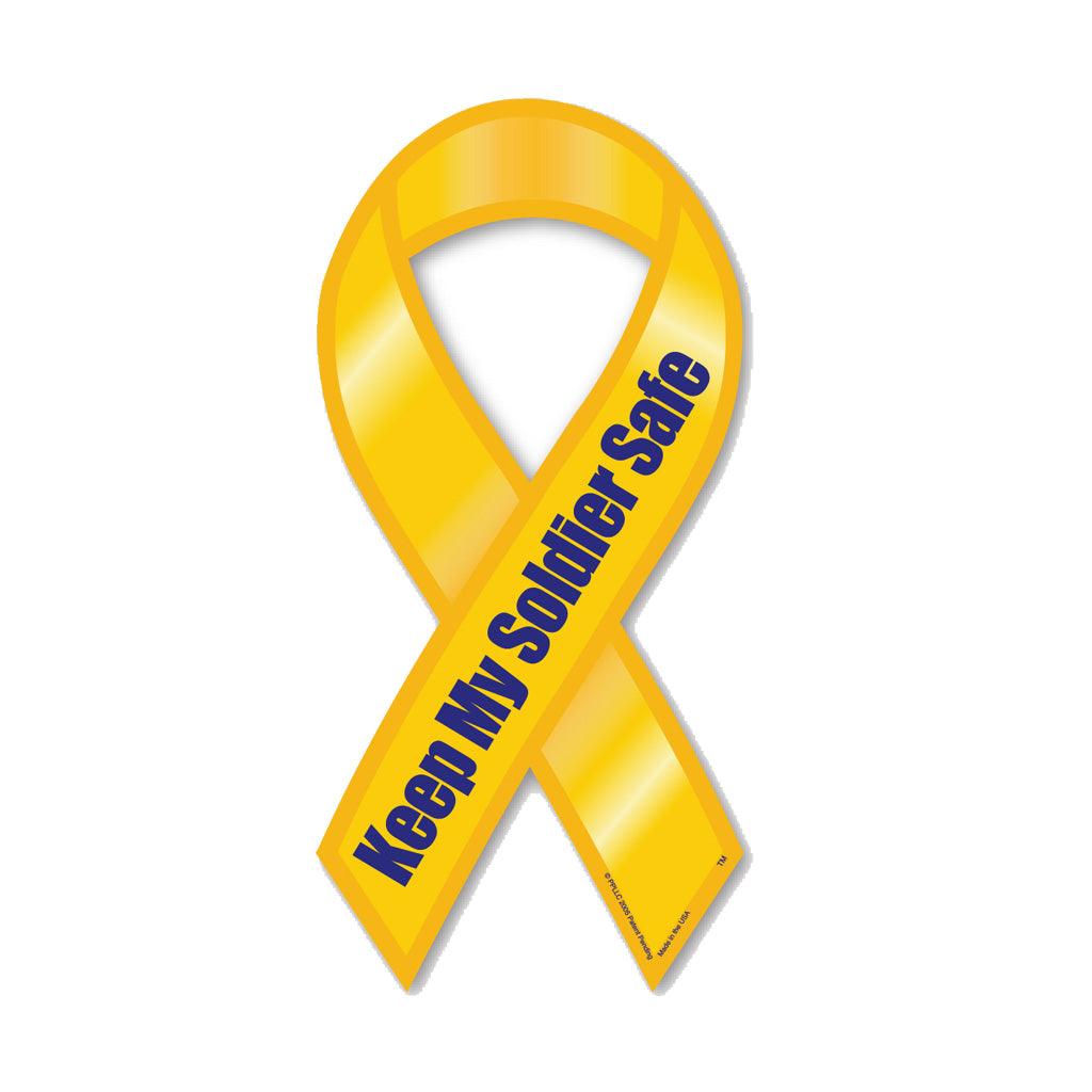 United States Army Keep My Soldier Safe Ribbon Magnet (3.88" x 8") - Military Republic