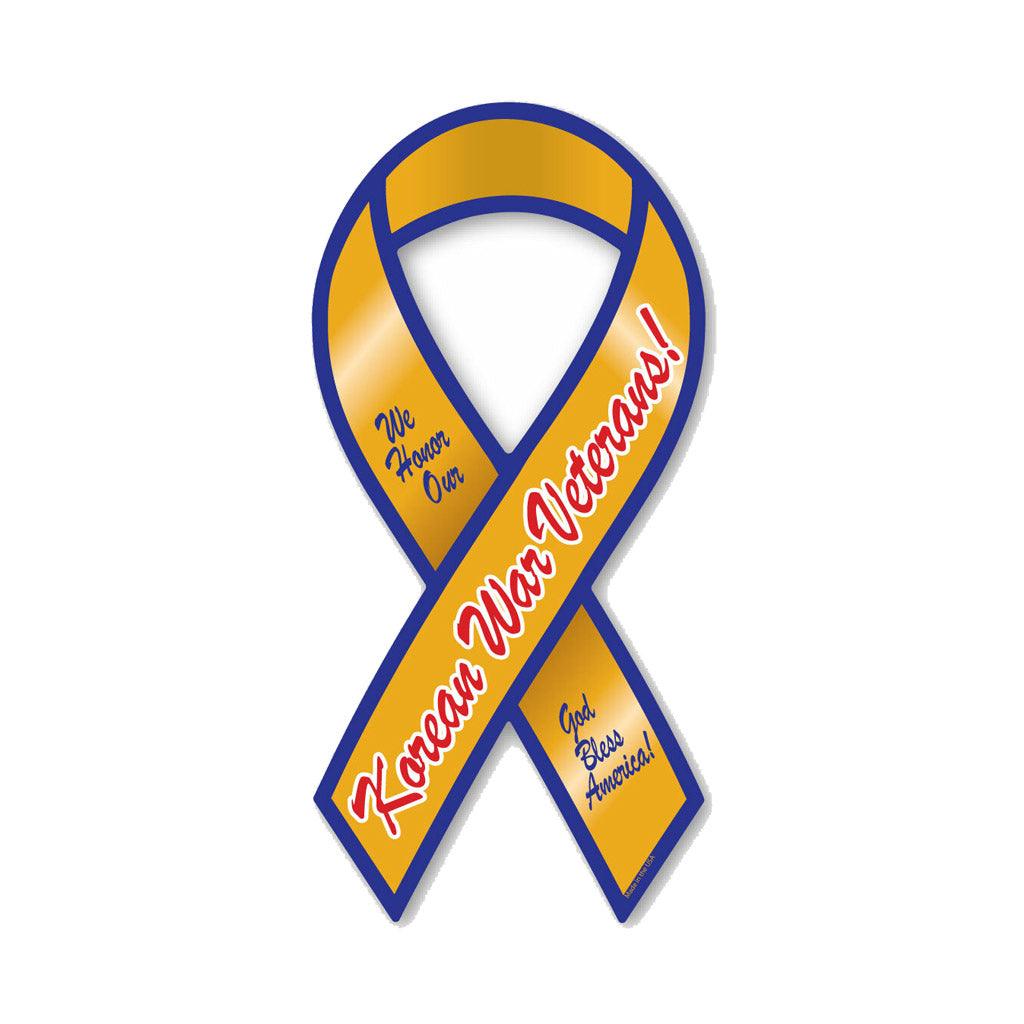 United States Veteran Korean War Ribbon Magnet (3.88" x 8") - Military Republic