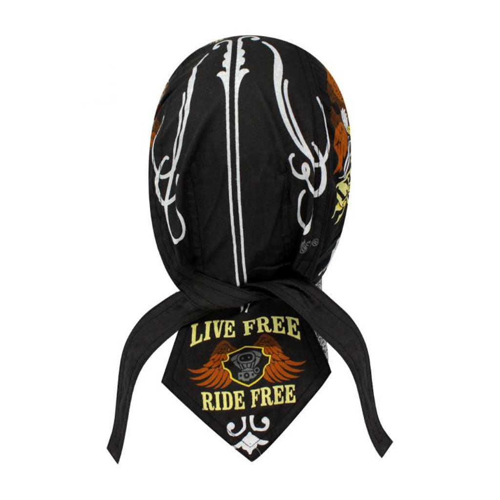 Danbanna Deluxe: Live Free Ride Free Head Wrap - Military Republic