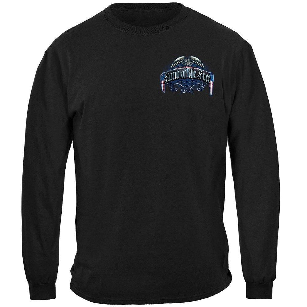Land Of The Free Wall Hoodie - Military Republic