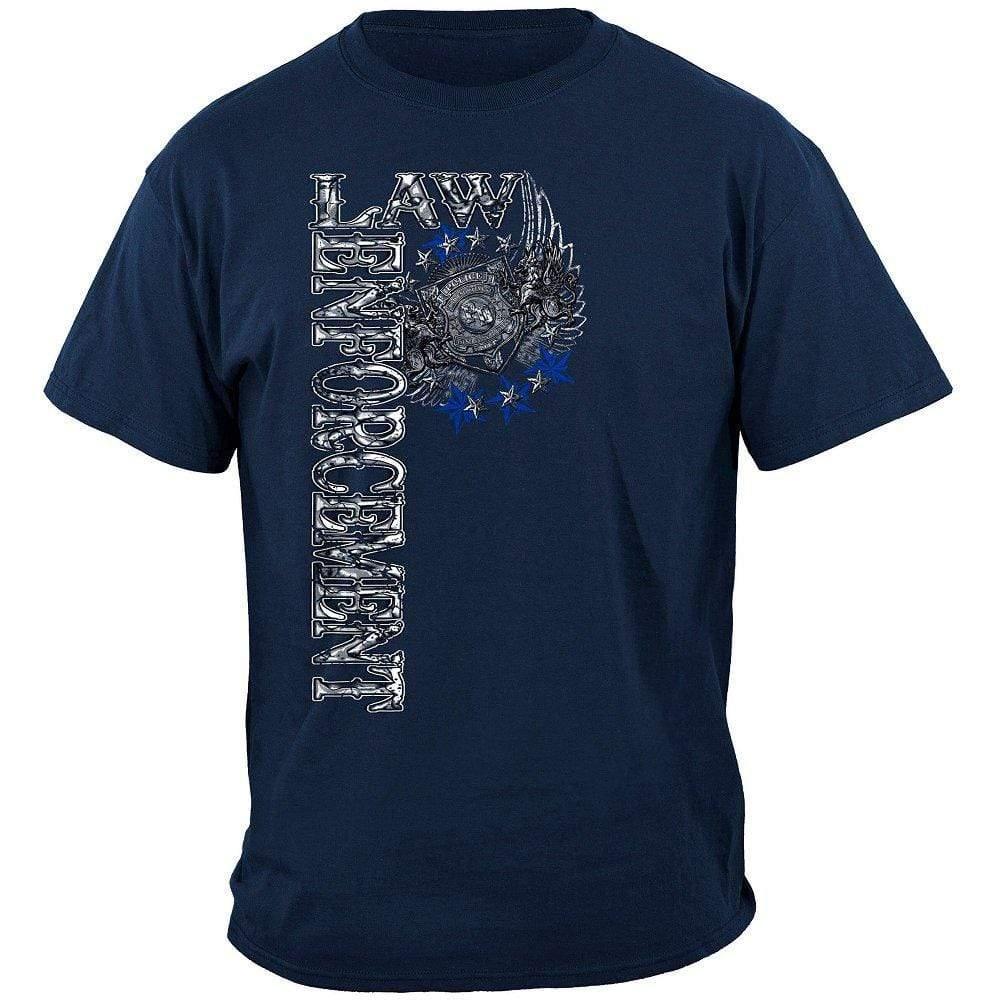 Law Enforcement Elite Breed Law Foil T-Shirt - Military Republic