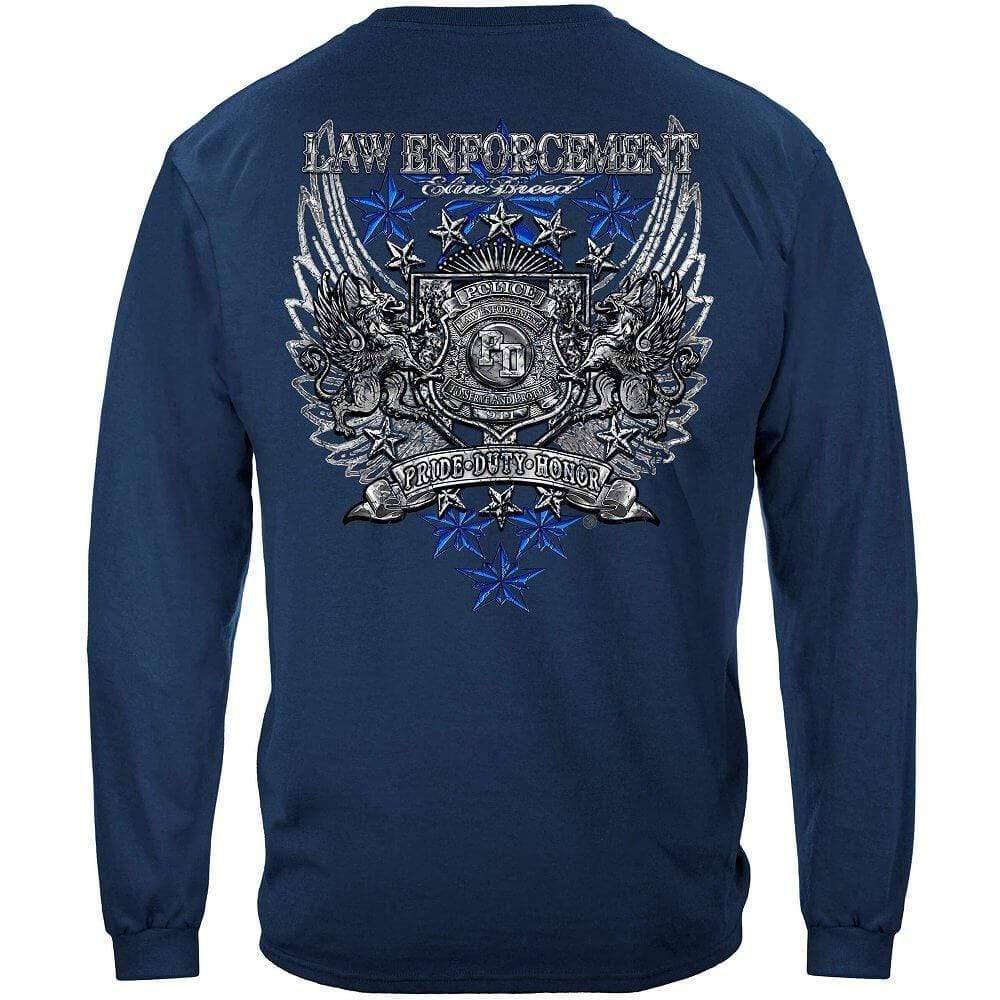 Law Enforcement Elite Breed Law Foil T-Shirt - Military Republic