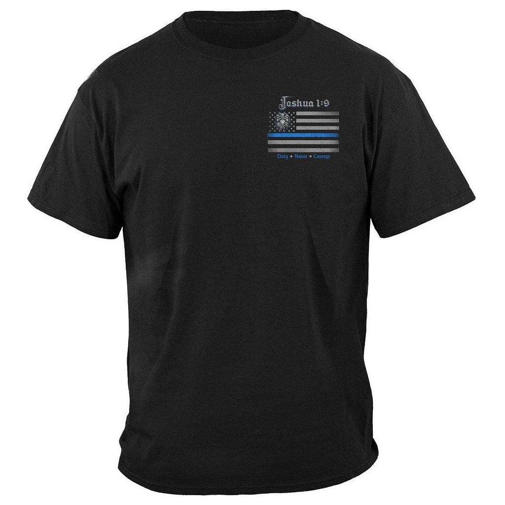 United States Law Enforcement Joshua 1:9 Premium Long Sleeve - Military Republic