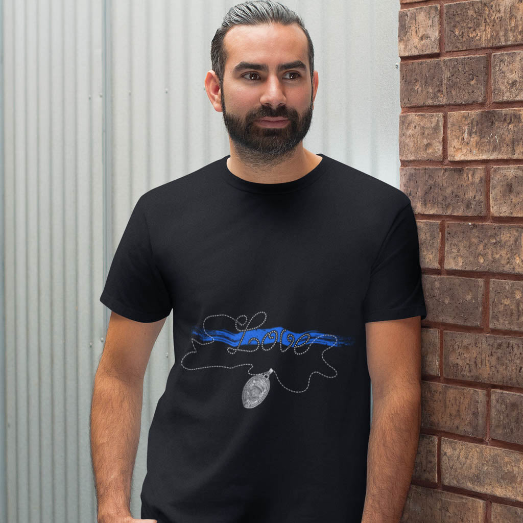 Love Police Badge Law Enforcement T-Shirt