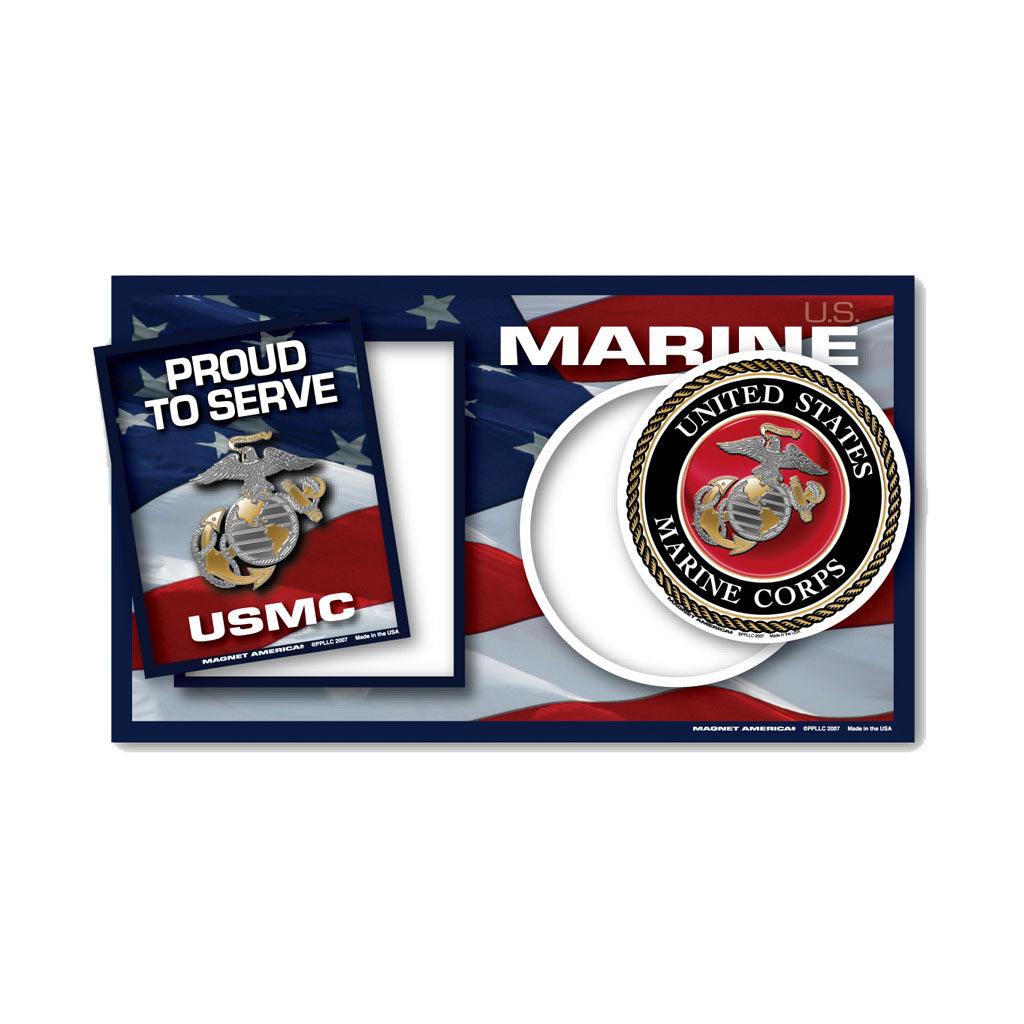 United States Marines Photo Frame Magnet (9" x5.25") - Military Republic
