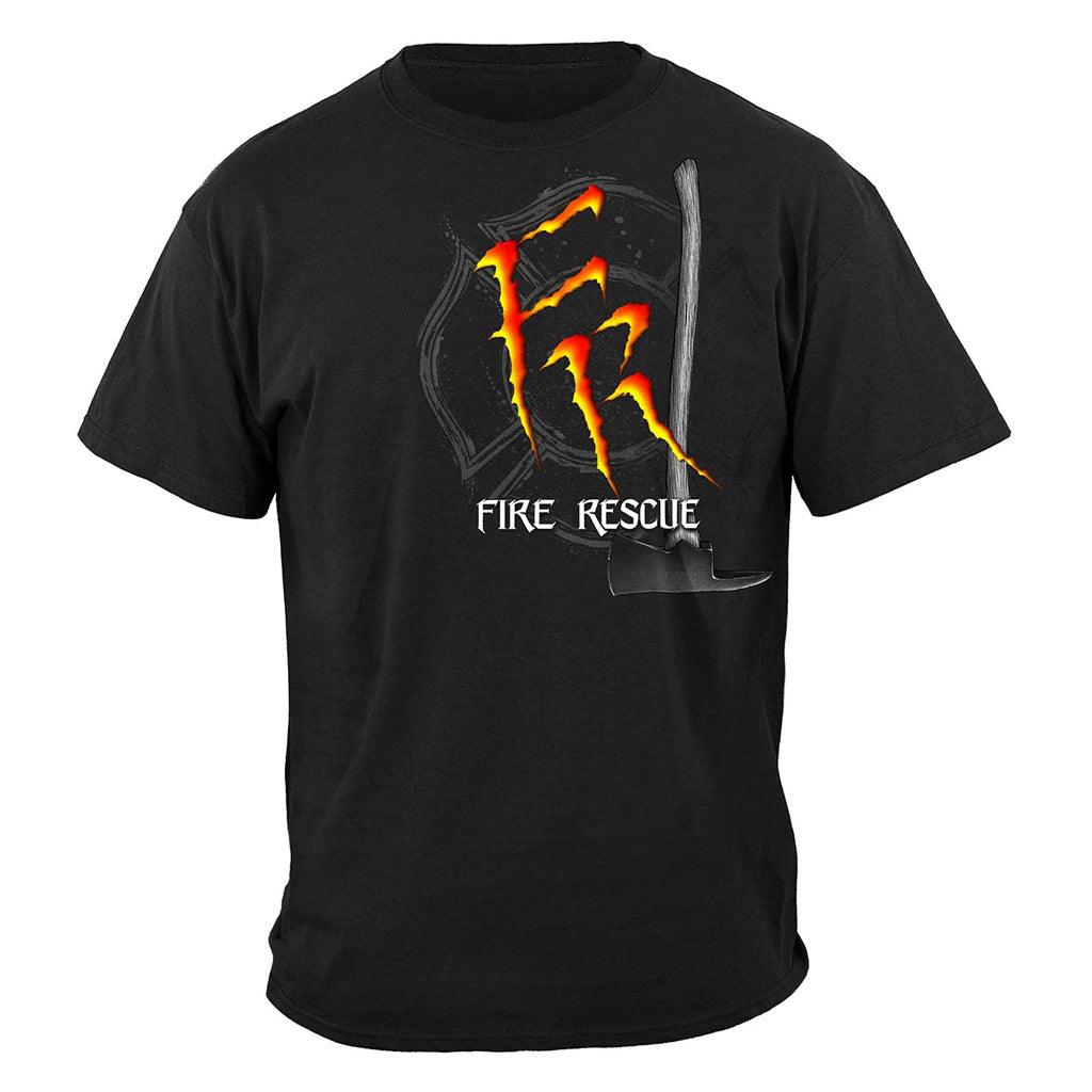 United States Monster Claws Fire Rescue Premium Long Sleeve - Military Republic