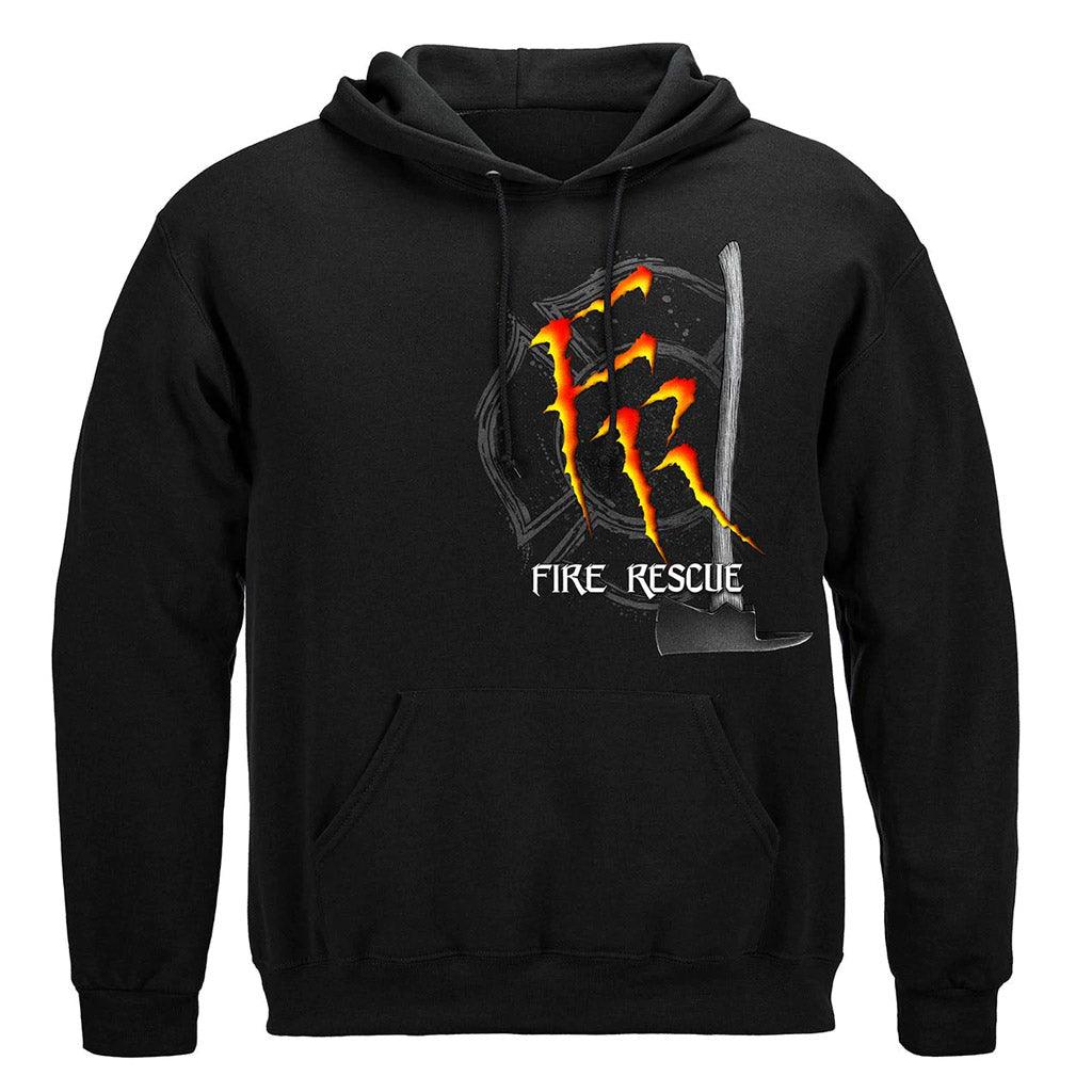 United States Monster Claws Fire Rescue Premium Long Sleeve - Military Republic
