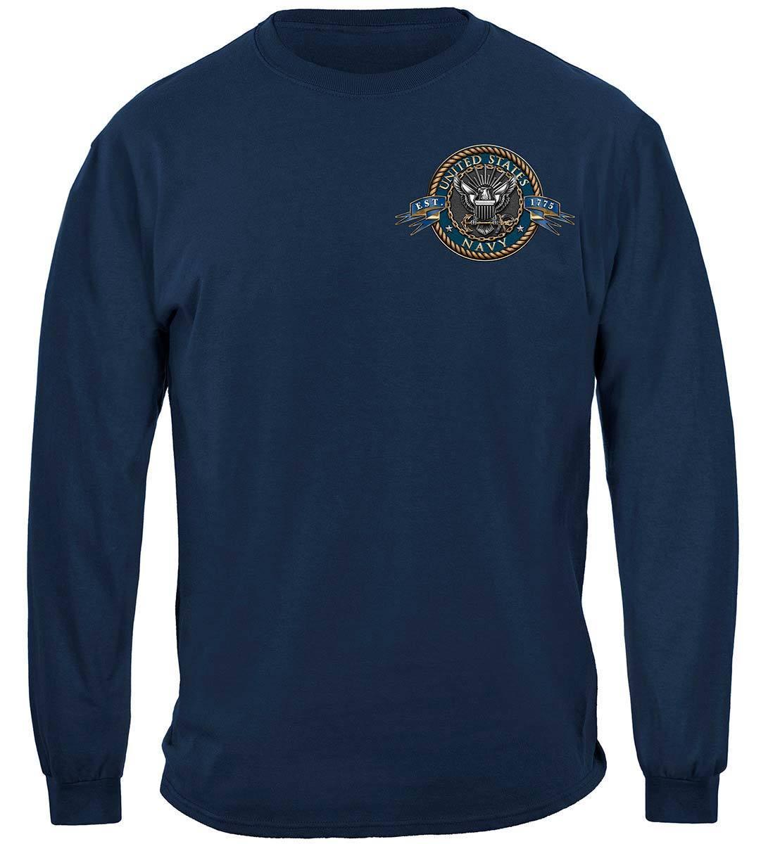 US Navy Badge The Sea Is Ours Hoodie - Military Republic