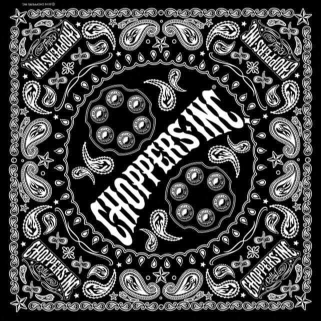Official Choppers Inc Paisley Bandana - Military Republic