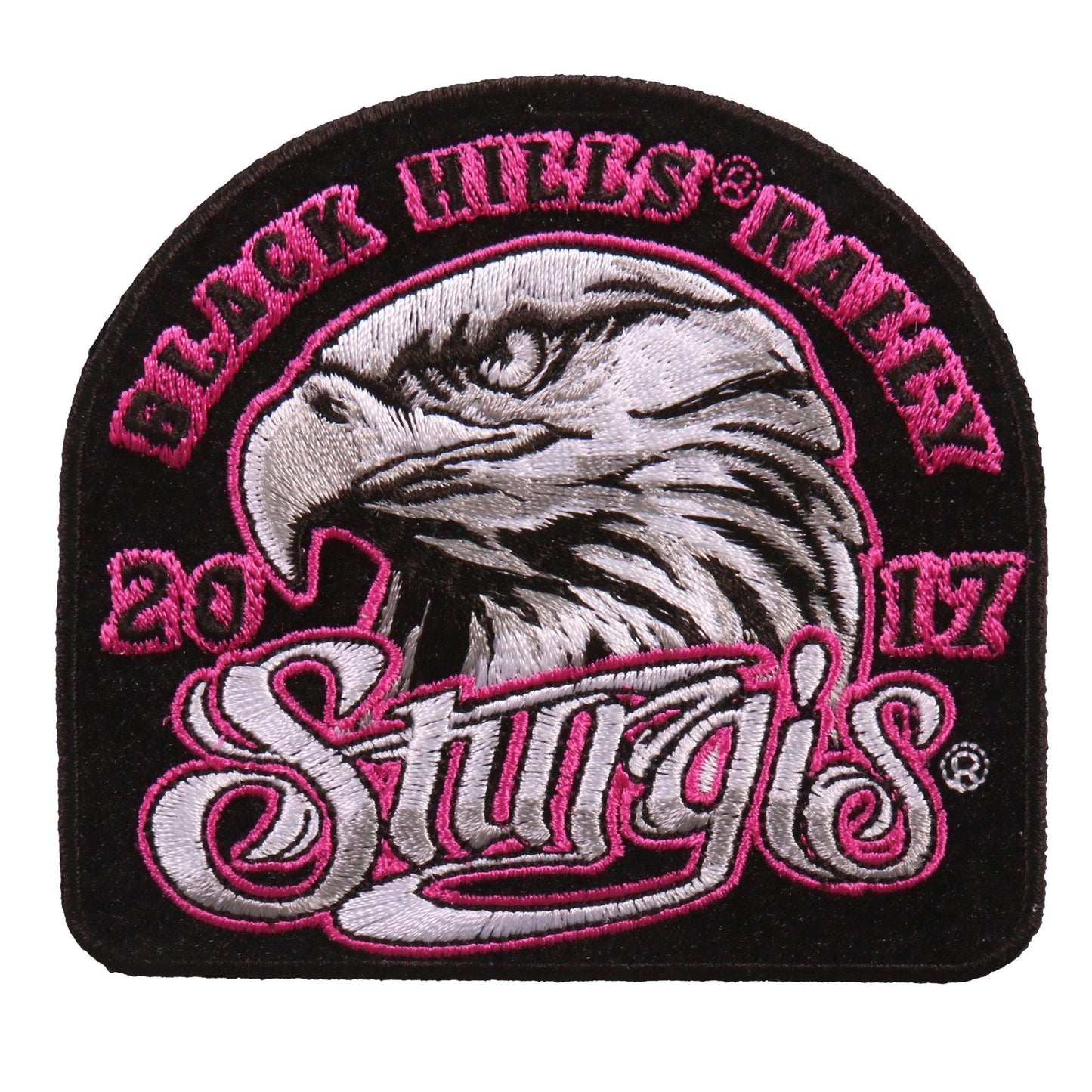 Official 2017 Sturgis Motorcycle Rally Eagle Head Ladies Patch 3.5" - Military Republic