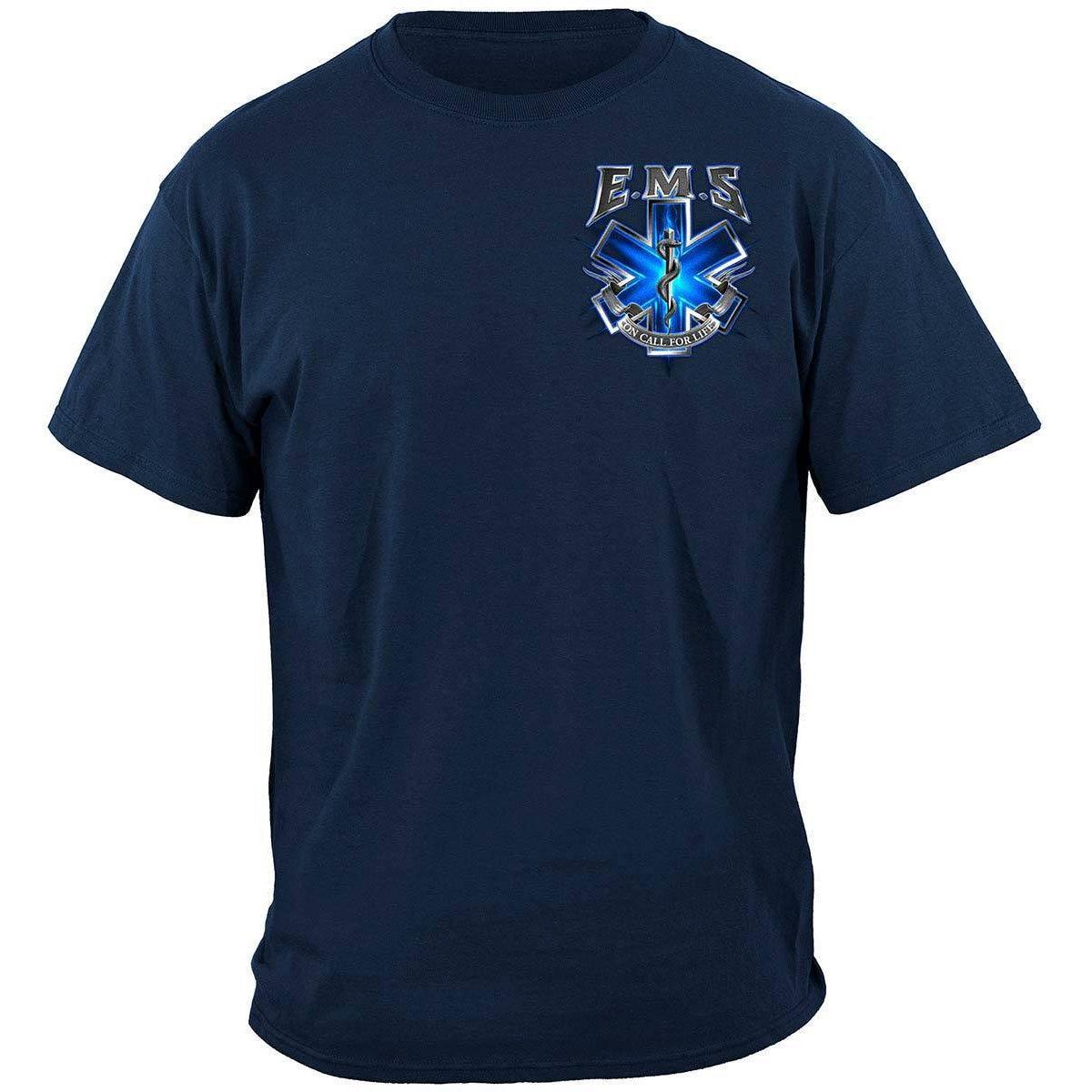 On Call For Life EMS Navy Long Sleeve - Military Republic