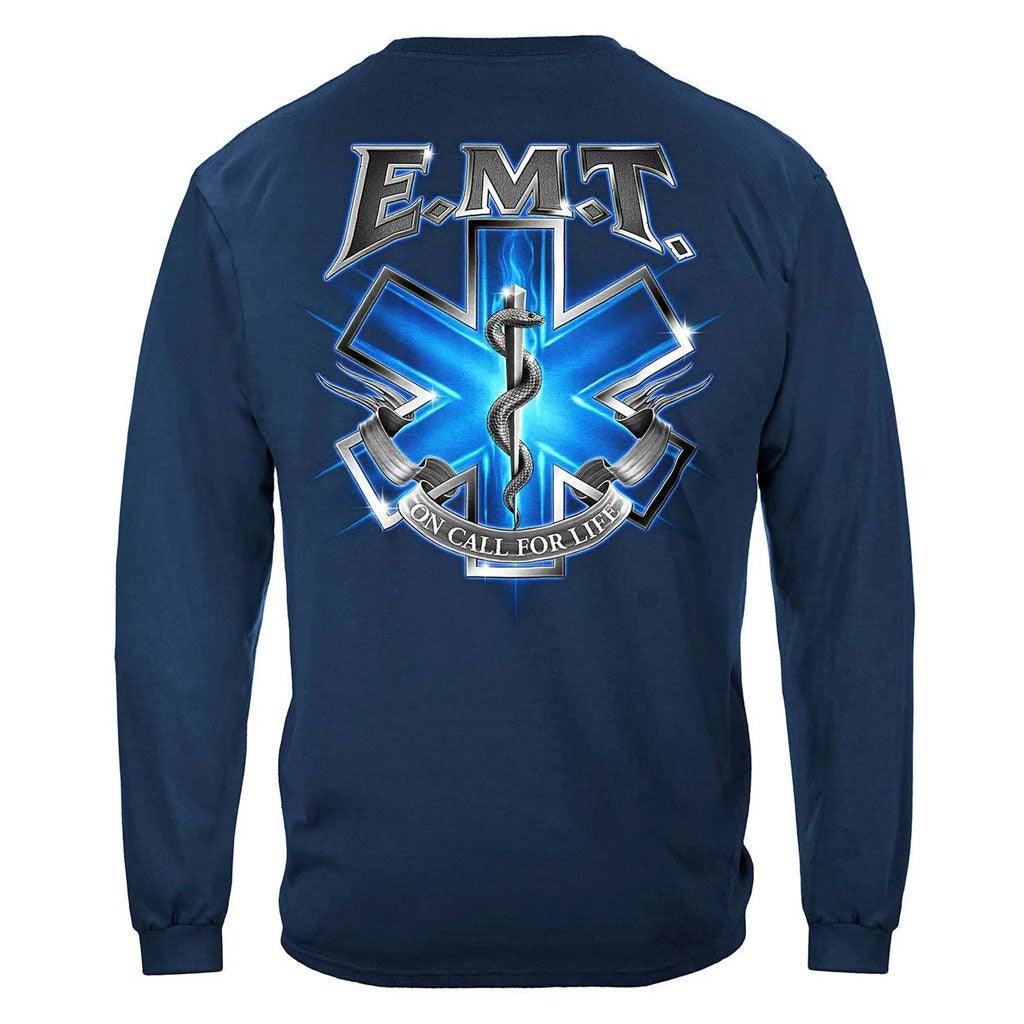 United States On Call For Life EMT Premium Hoodie - Military Republic