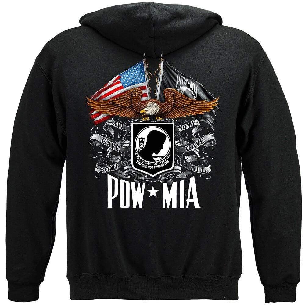 POW MIA Double Flag T-Shirt - Military Republic