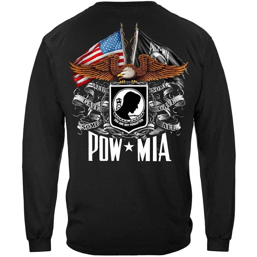 POW MIA Double Flag Hoodie - Military Republic