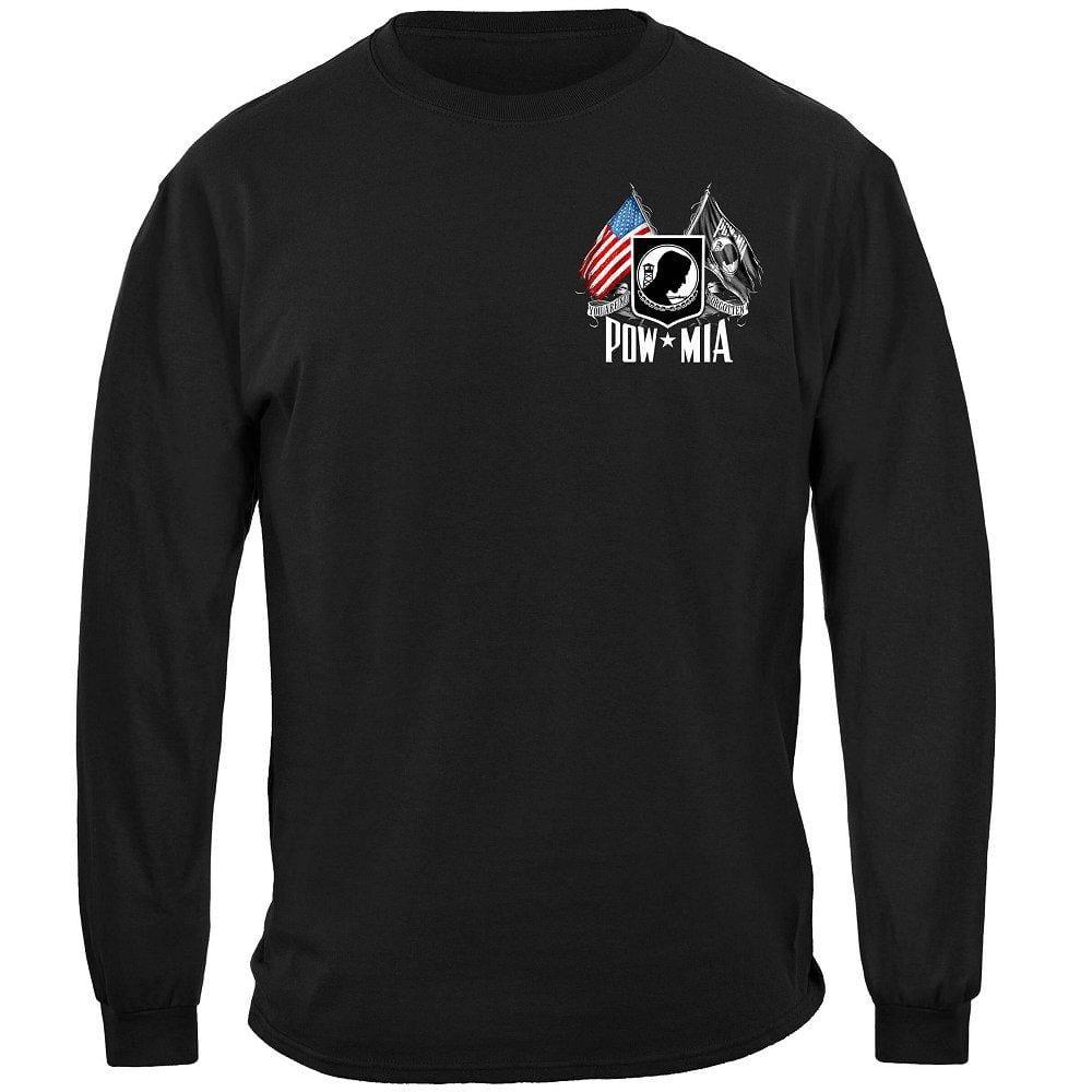 POW MIA Double Flag T-Shirt - Military Republic