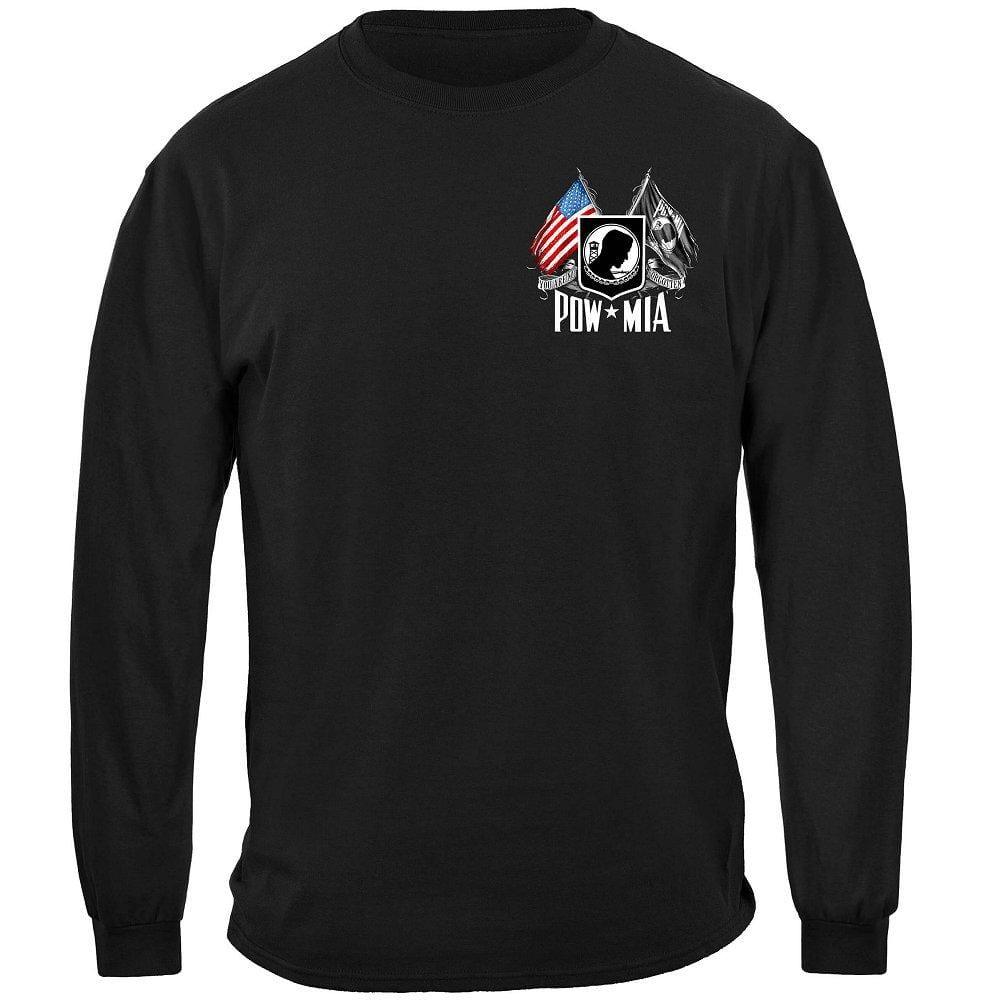 POW MIA Double Flag Hoodie - Military Republic