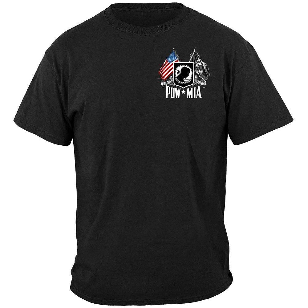 POW MIA Double Flag T-Shirt - Military Republic