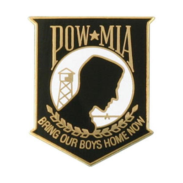 POW MIA Patriotic Lapel Pin 1 x 3/4" - Military Republic