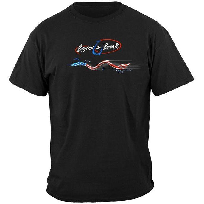 Patriotic Catfish Fishing T-Shirt - Military Republic