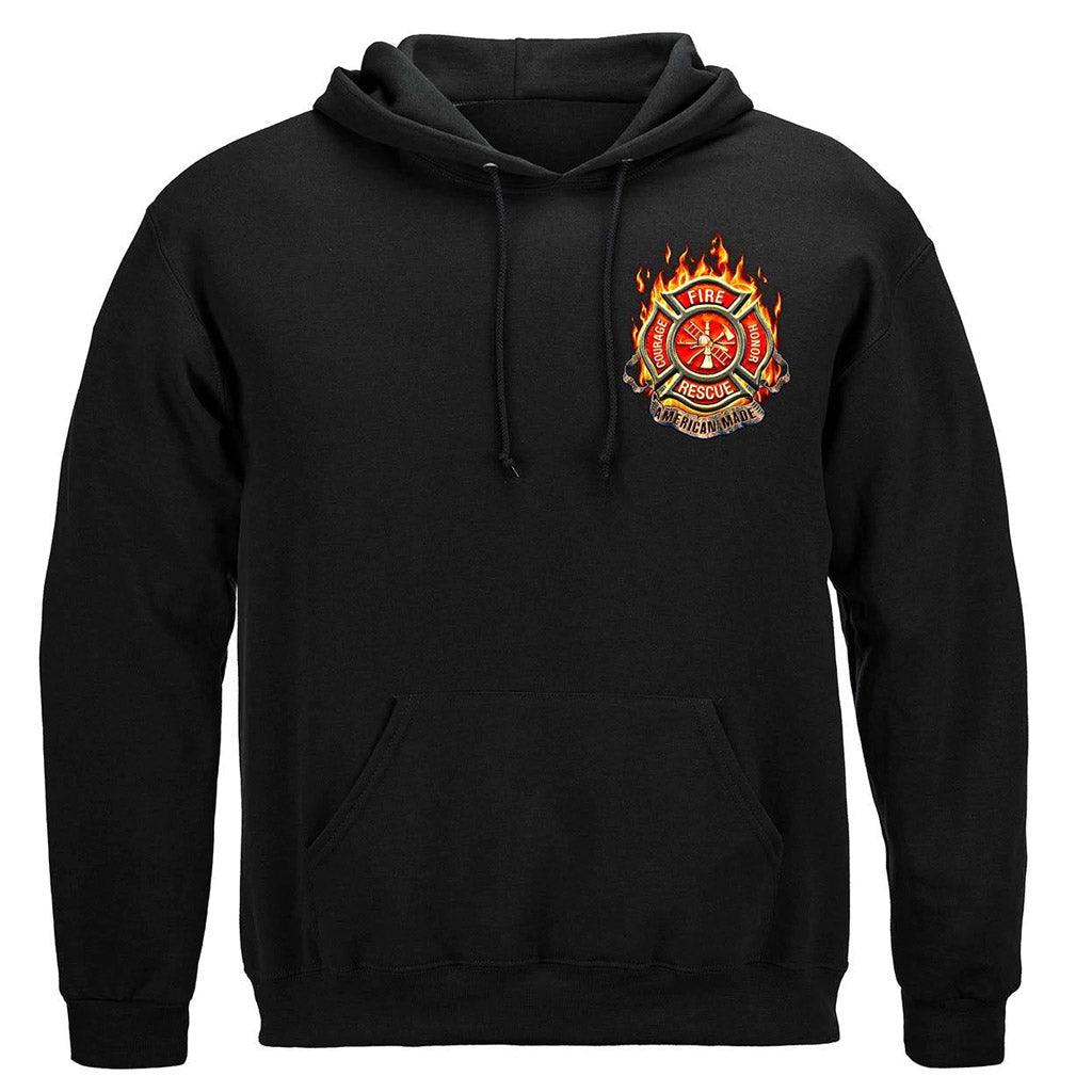 United States Patriotic Fire Eagle American Made Premium T-Shirt - Military Republic