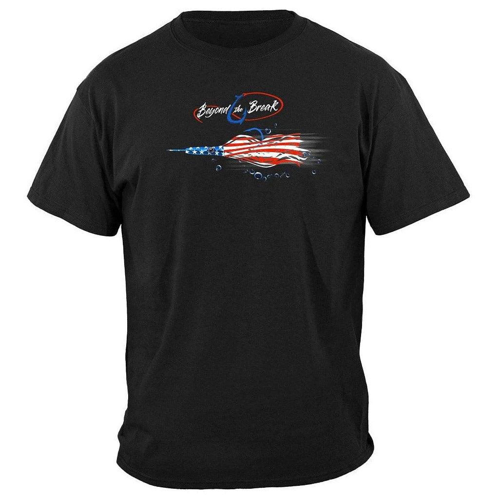 United States Patriotic Mahi Mahi Premium T-Shirt - Military Republic