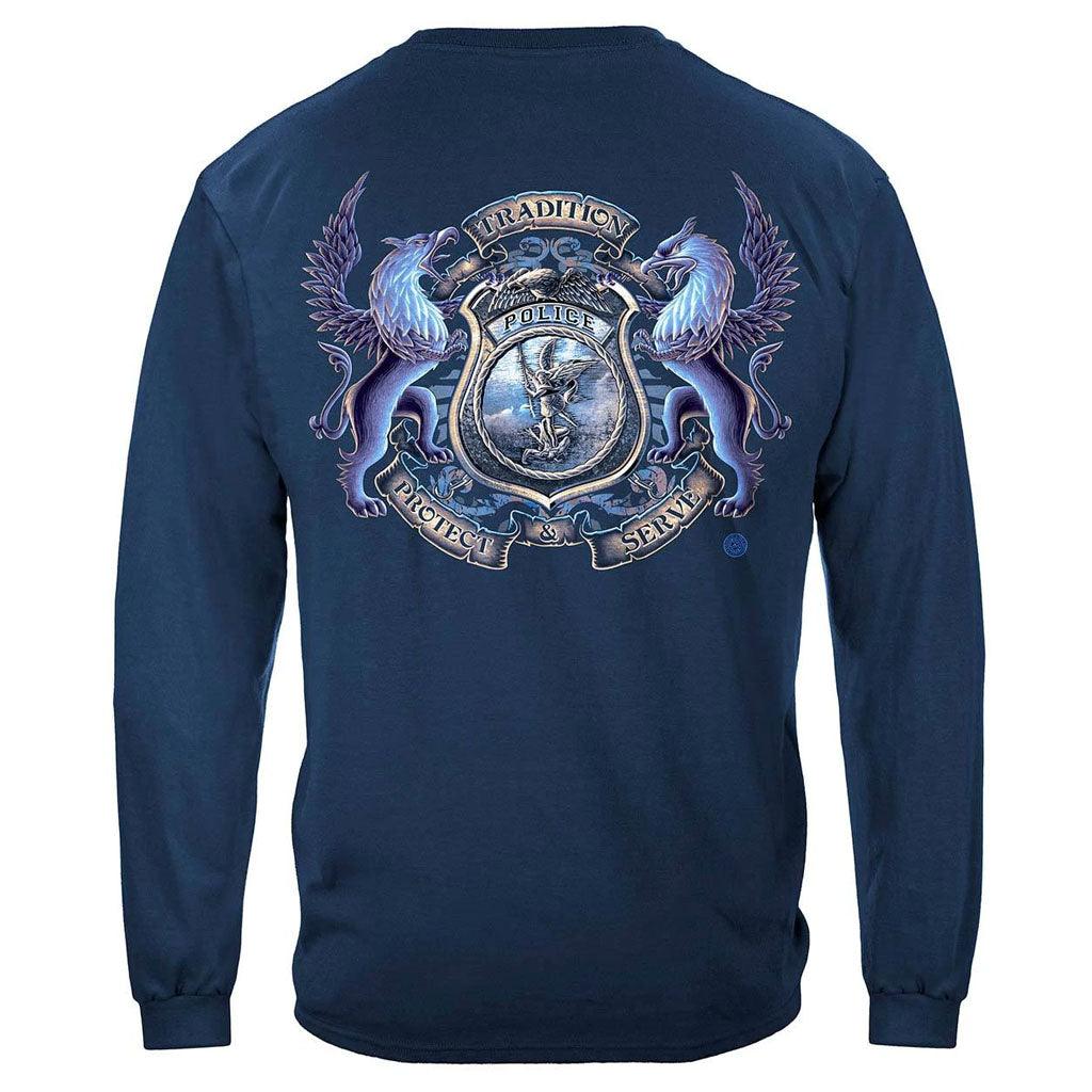 United States Police Coat of Arms Premium Long Sleeve - Military Republic
