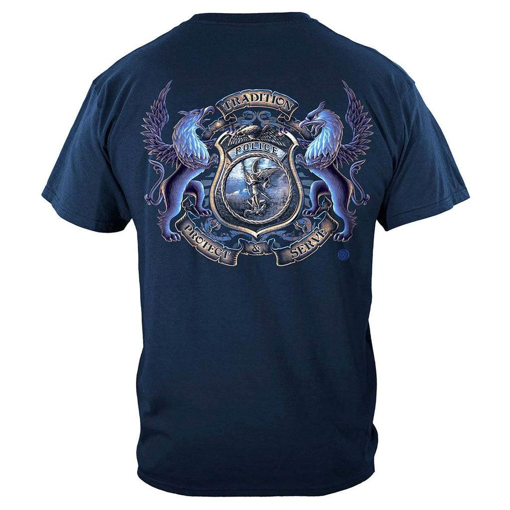 United States Police Coat of Arms Premium Long Sleeve - Military Republic