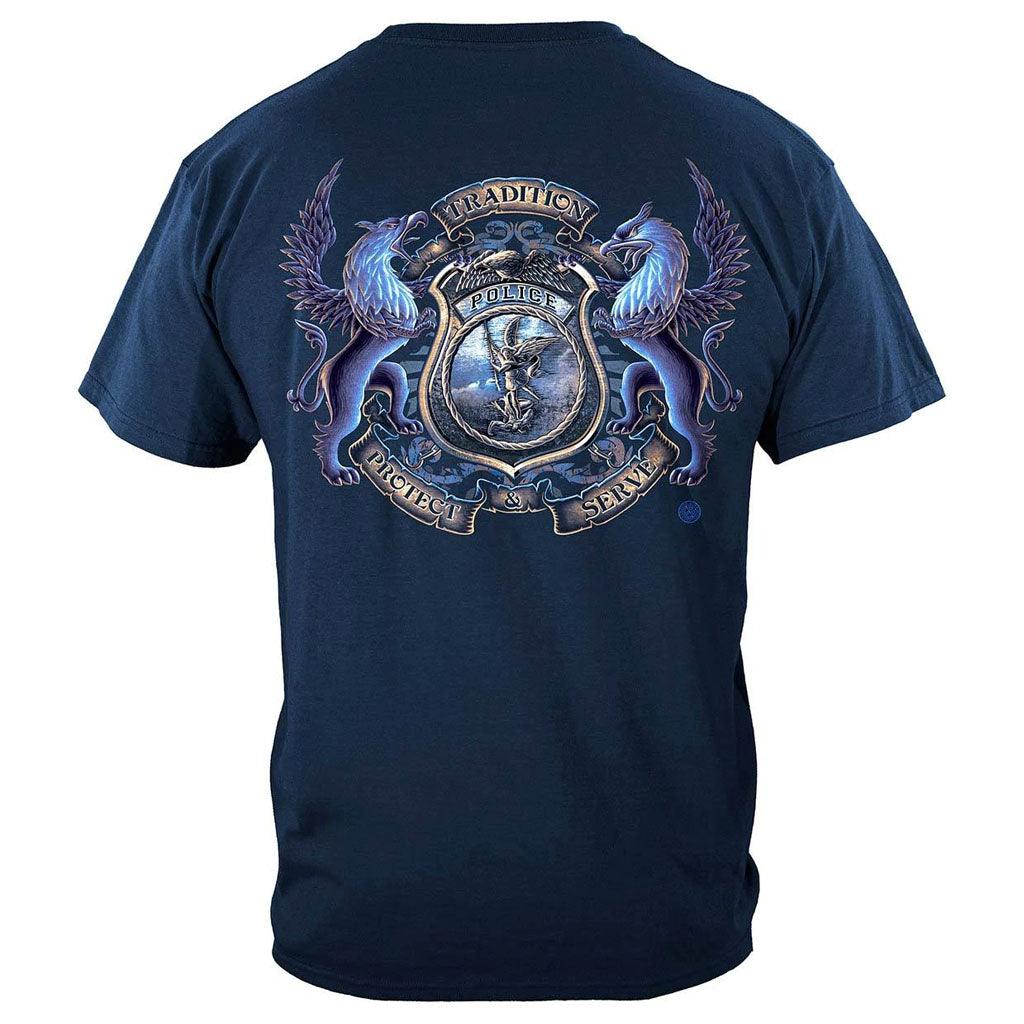 United States Police Coat of Arms Premium Long Sleeve - Military Republic