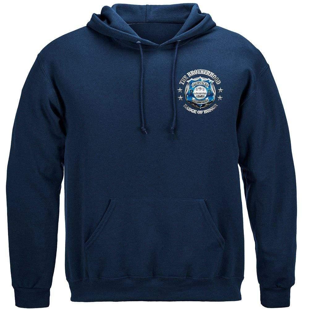 Police Honor Courage Sacrifice Badge T-Shirt - Military Republic