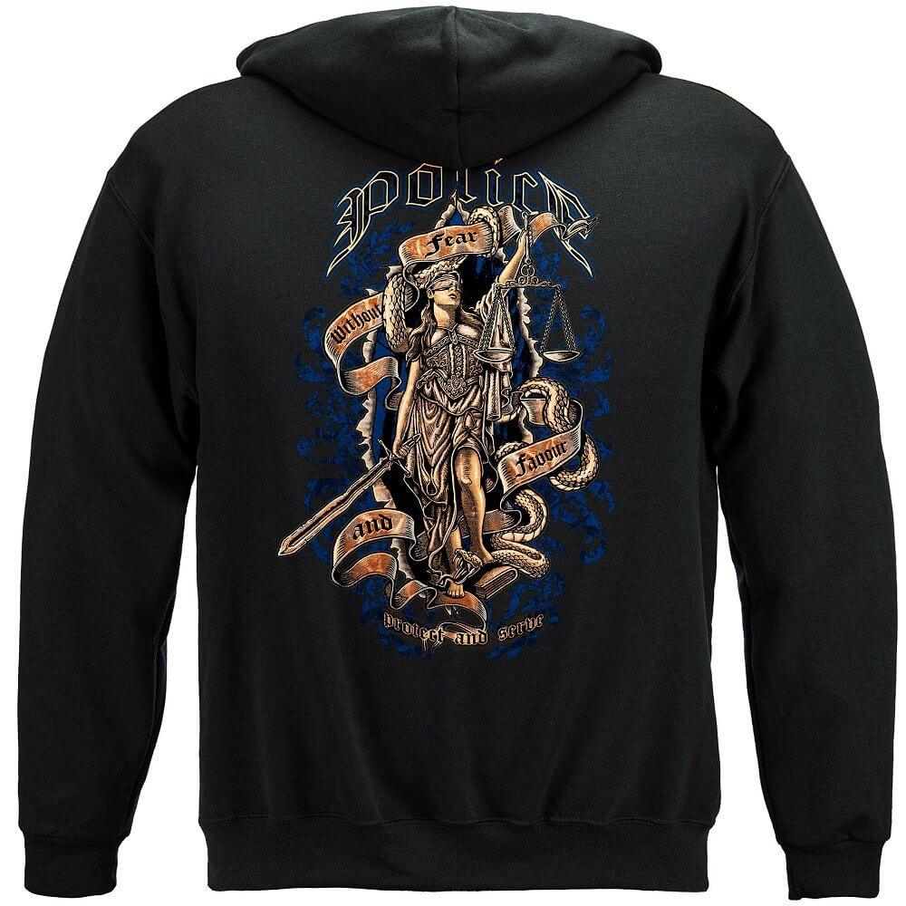 Police Protect And Serve T-Shirt - Military Republic