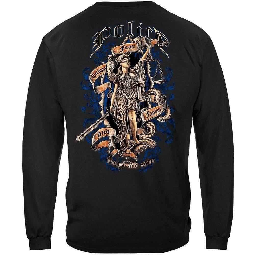Police Protect And Serve T-Shirt - Military Republic
