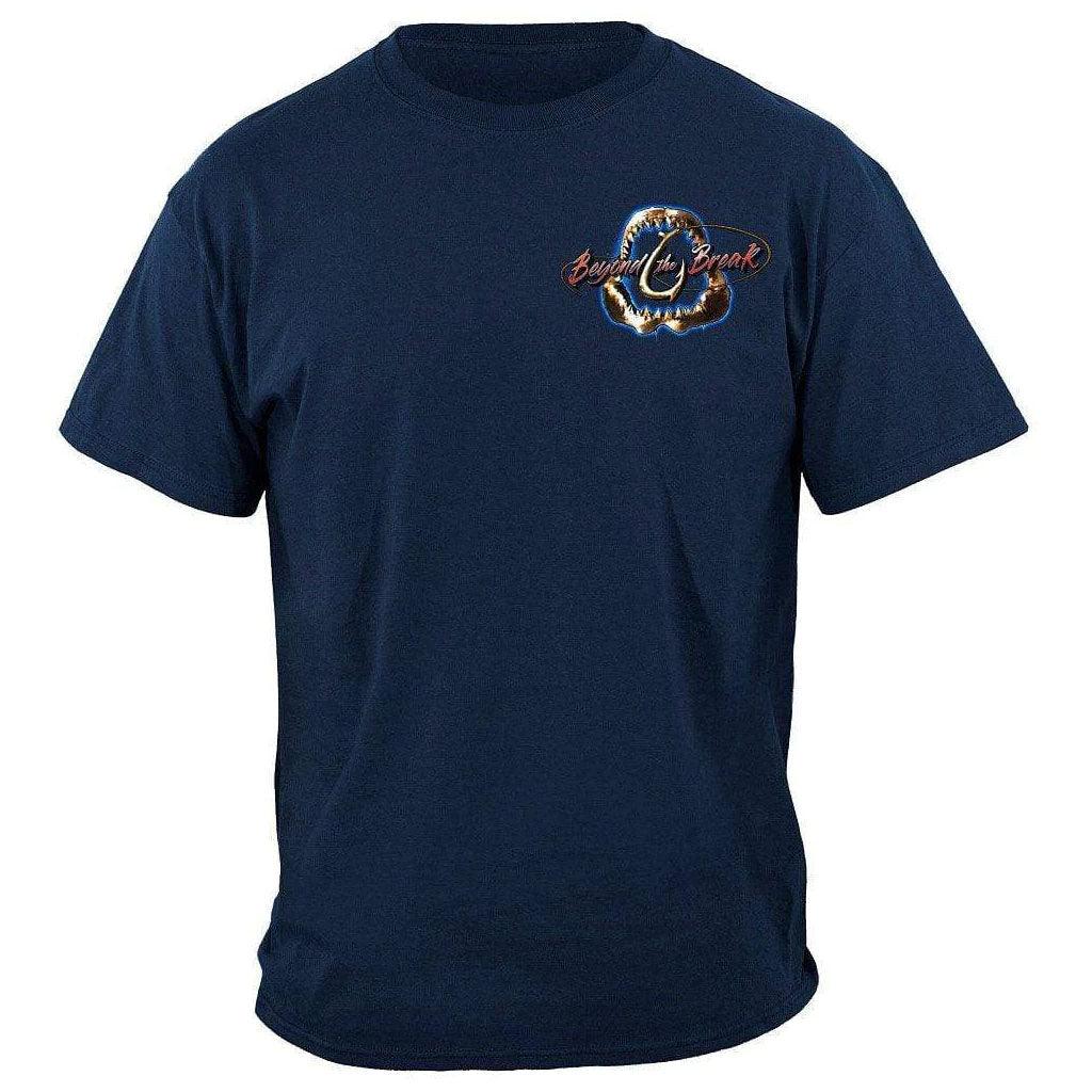 United States Shark Off Shore Fishing Premium Hoodie - Military Republic
