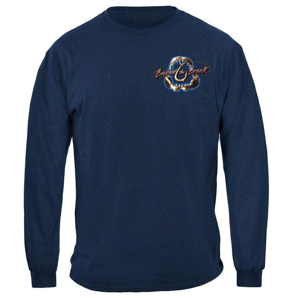 United States Shark Off Shore Fishing Premium Hoodie - Military Republic