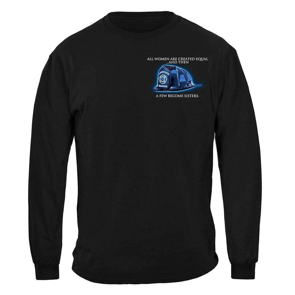 United States Sisterhood Firefighter Premium Long Sleeve - Military Republic