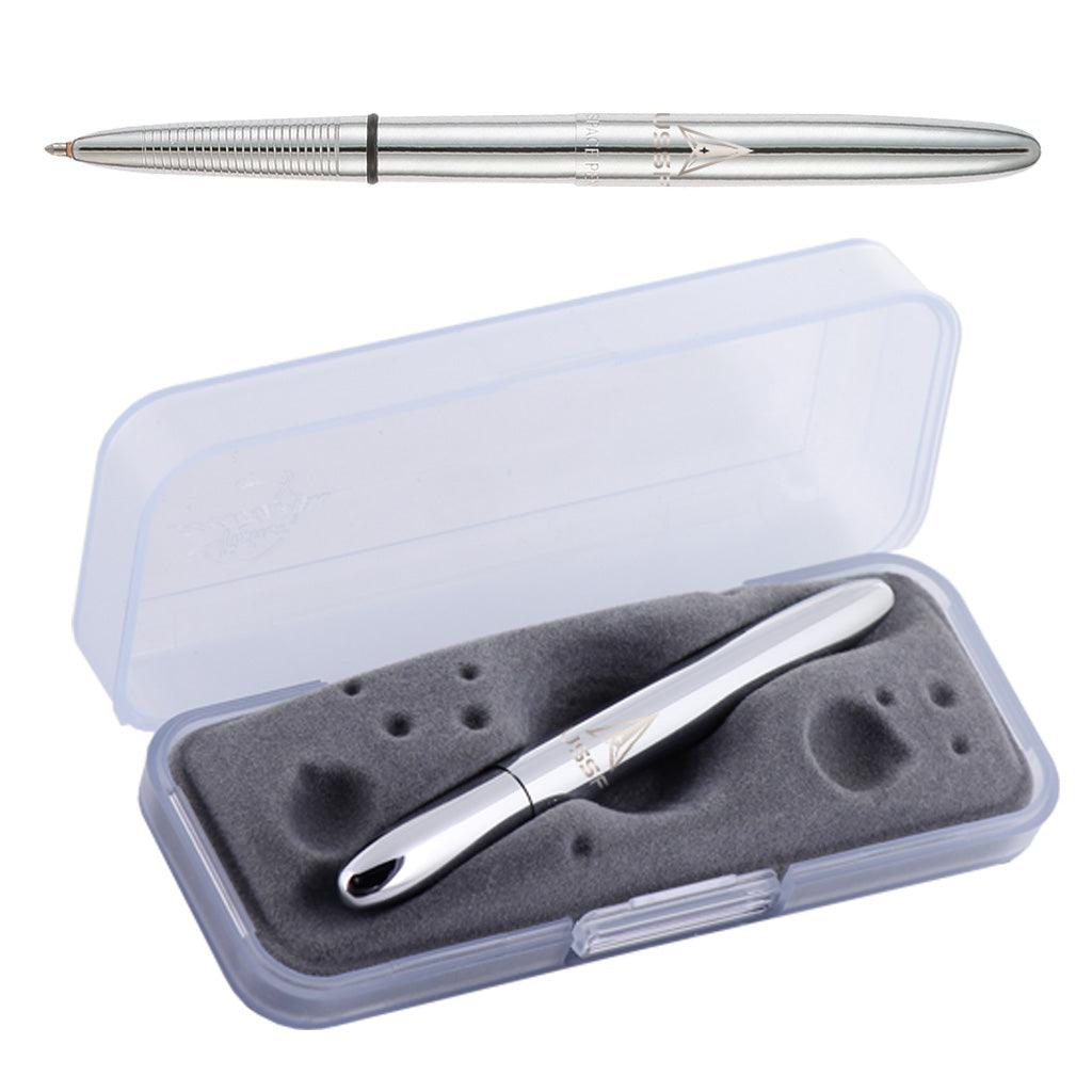 U.S. Space Force Chrome Bullet Space Pen with Laser Engraved Delta Insignia - Military Republic
