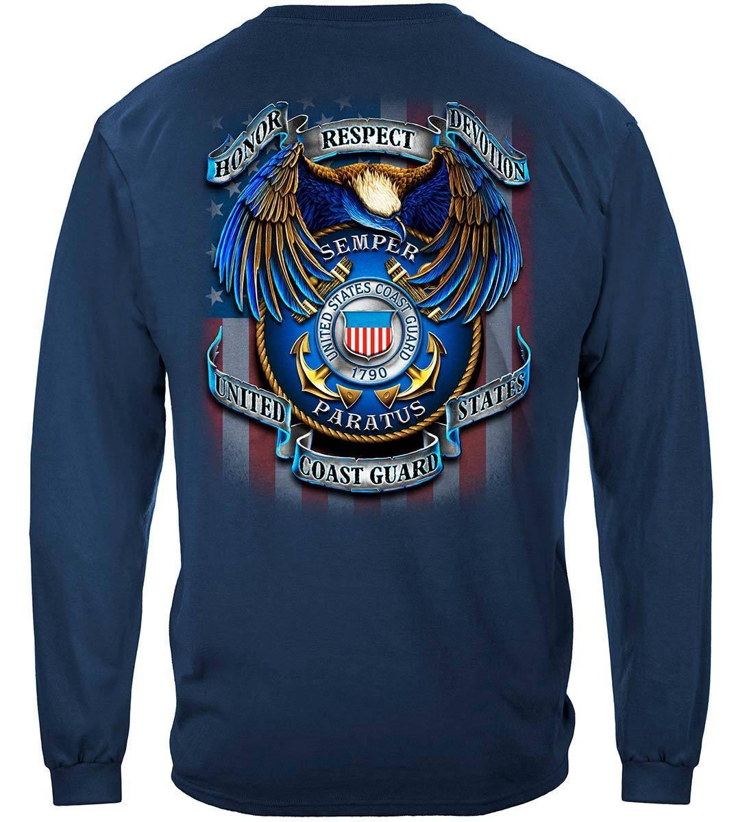 True Heroes Coast Guard Premium Hoodie - Military Republic