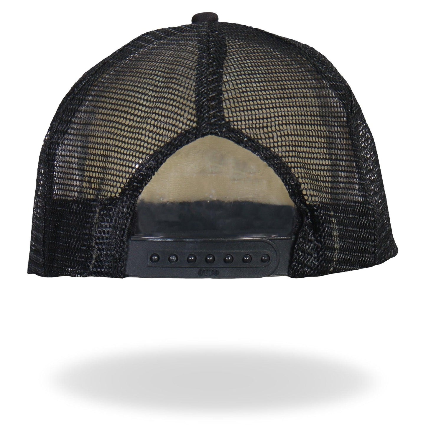 Try Stomping This American Flag Black Trucker Mesh Hat - Military Republic
