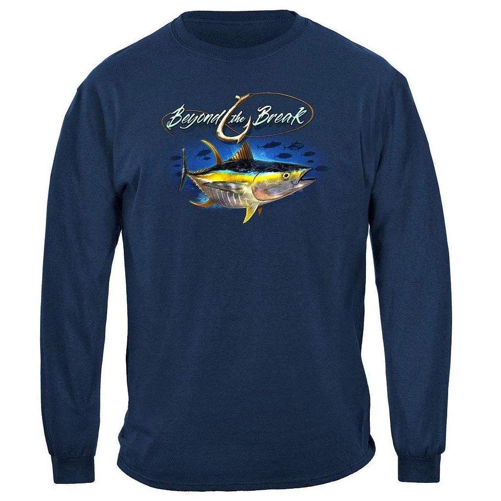 United States Tuna Time Off Shore Fishing Premium Long Sleeve - Military Republic