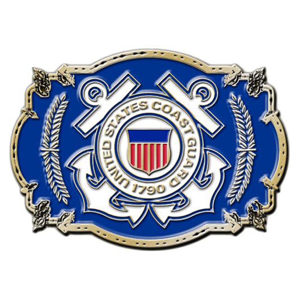 U.S. Coast Guard Insignia Belt Buckle - Military Republic