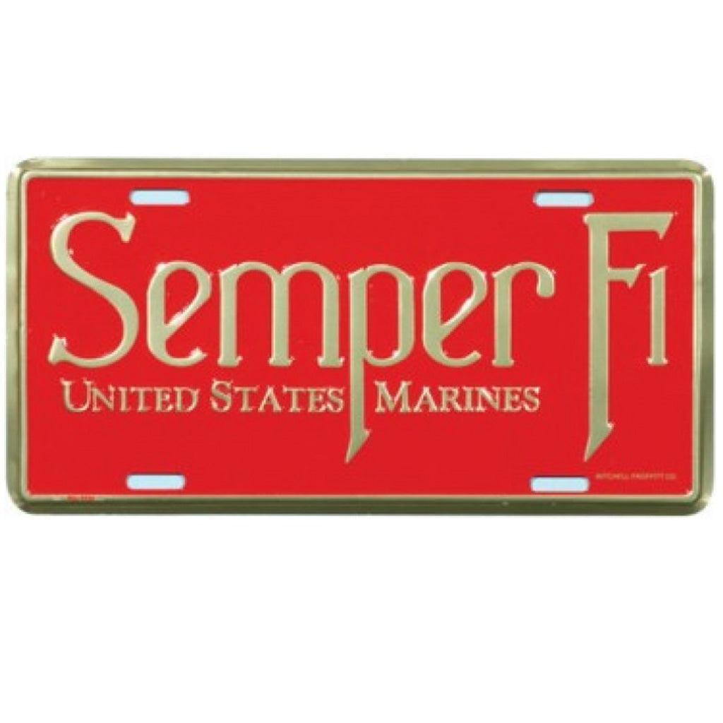 U.S. Marine Semper Fi License Plate Frame - Military Republic