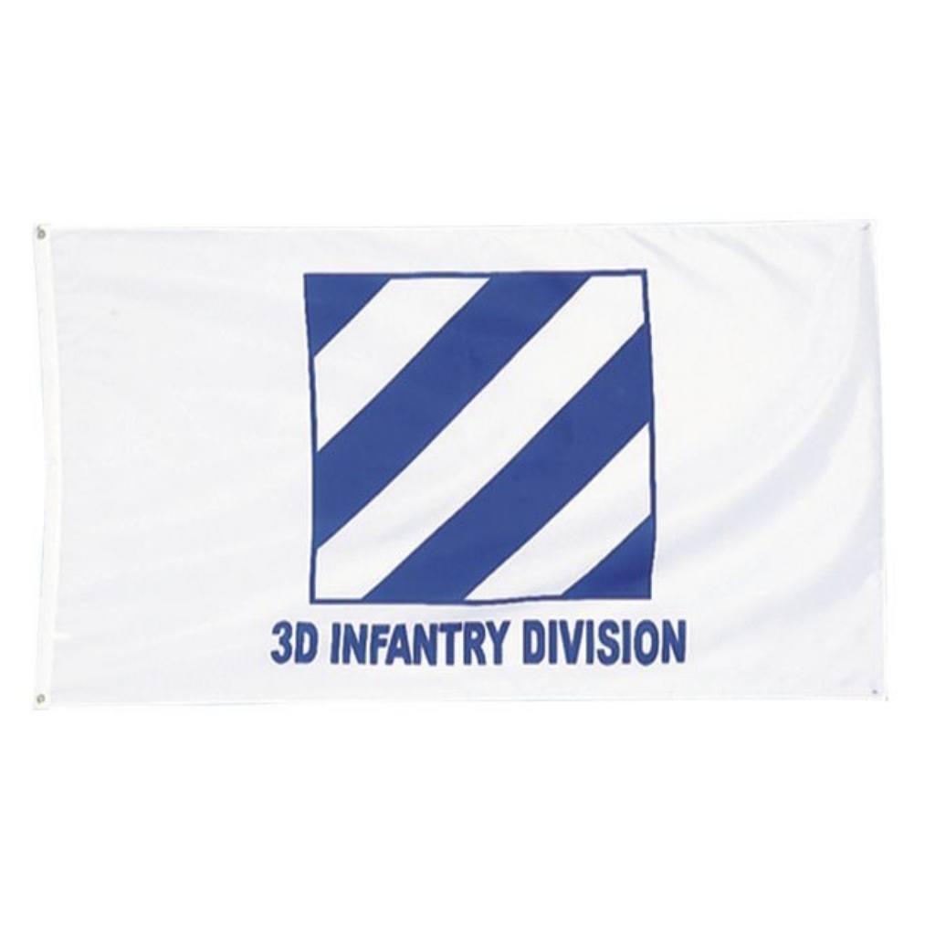 U.S Army 3rd Infantry Division 3'x5' Polyester Flag - Military Republic