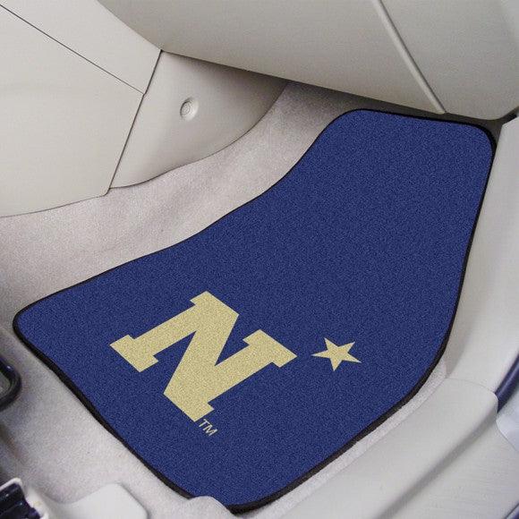 U.S. Naval Academy 2 Piece Carpet Car Mat Set - Military Republic