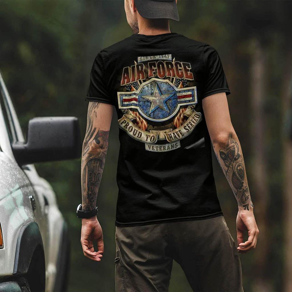 U.S. Air Force T-Shirt and Bumper Sticker set - Military Republic