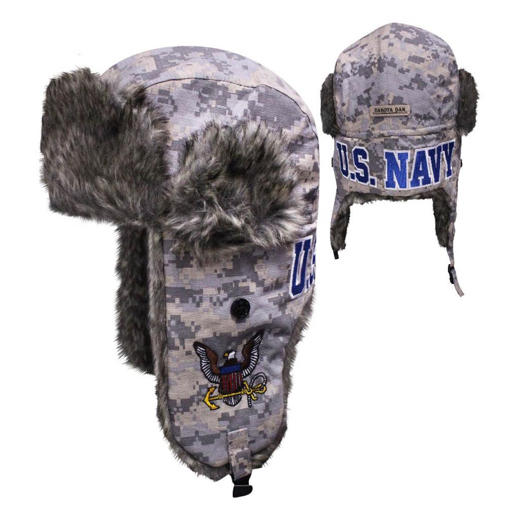 Dakota Dan U.S. Navy Camo Aviator Cap - Military Republic