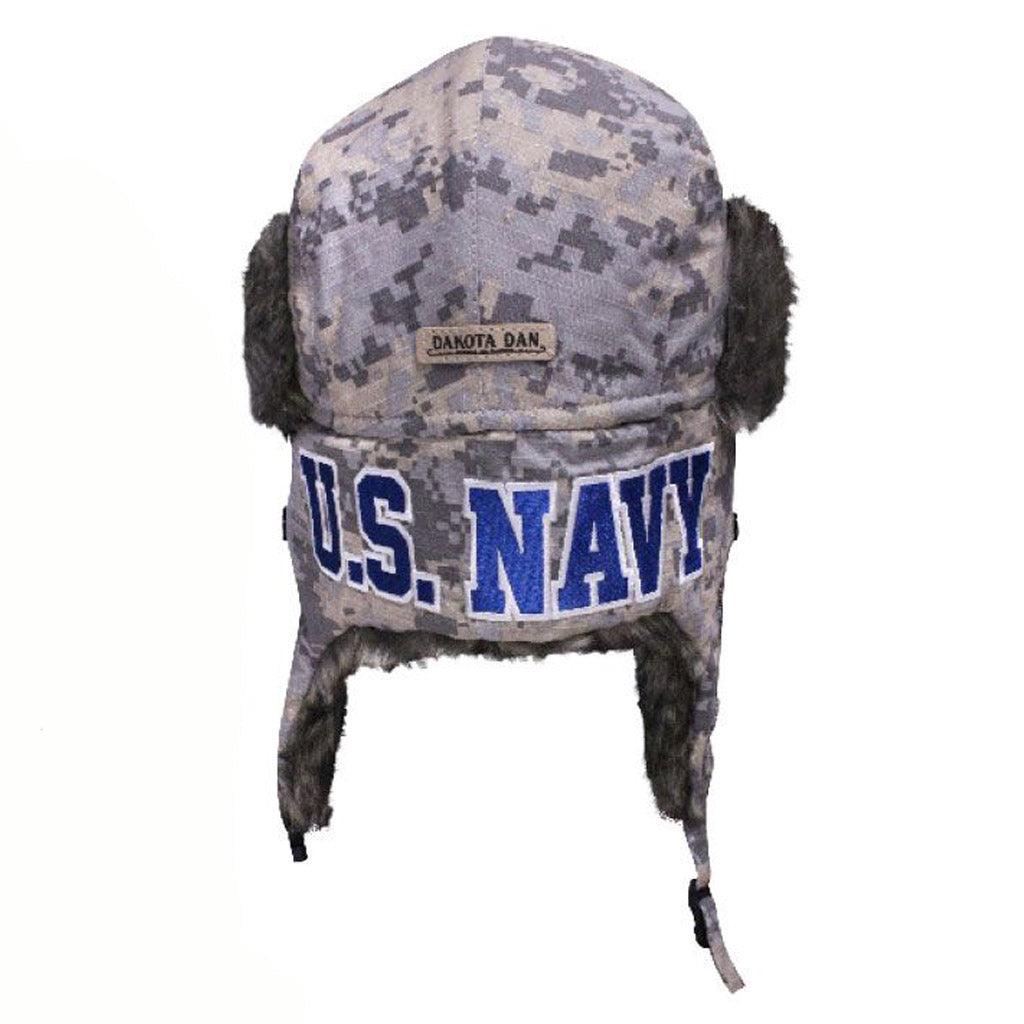 Dakota Dan U.S. Navy Camo Aviator Cap - Military Republic