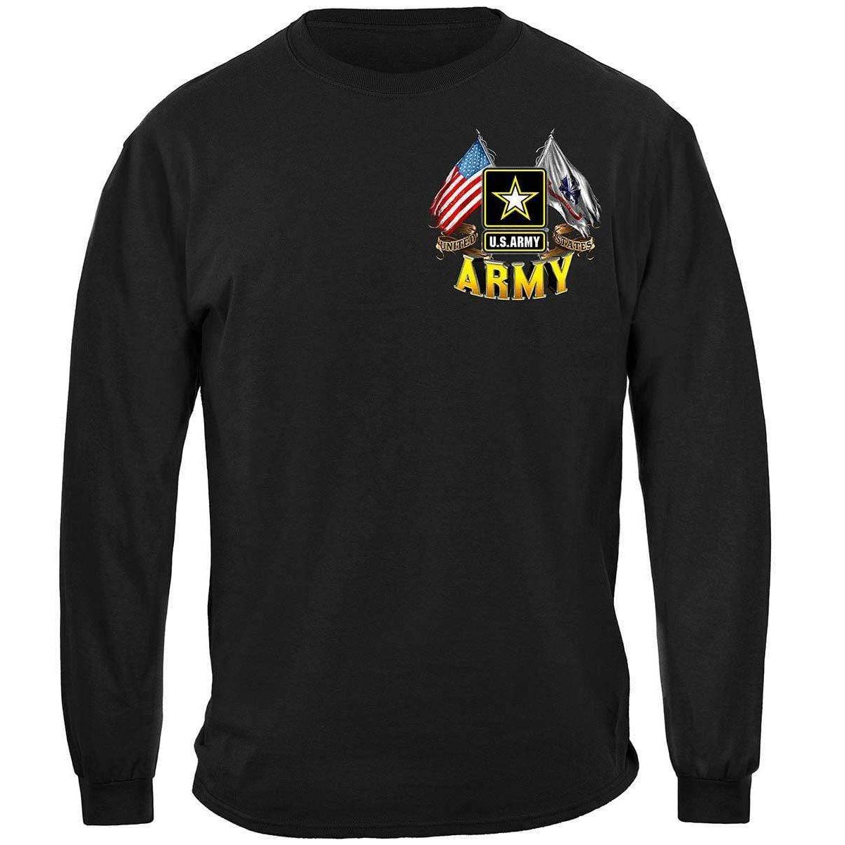 US Army Double Flag Long Sleeve - Military Republic