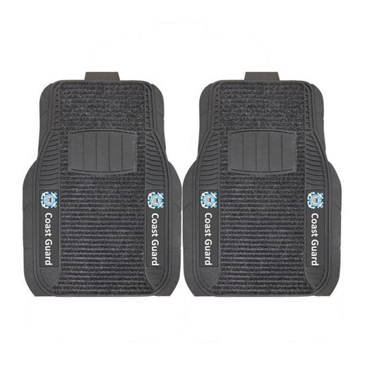 US Coast Guard 2-Piece Deluxe Car Mats - Military Republic