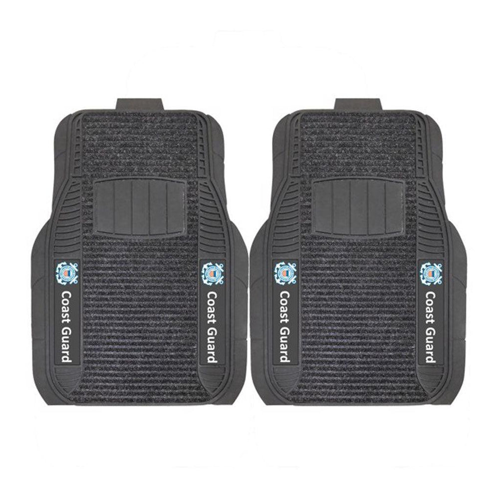 US Coast Guard 2-Piece Deluxe Car Mats - Military Republic
