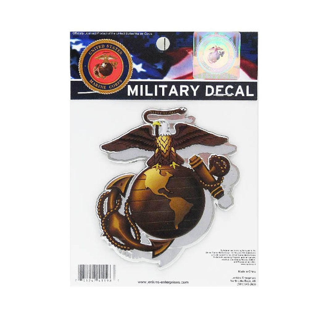 U.S Marine Corps Aluminum Metal Decal - Military Republic
